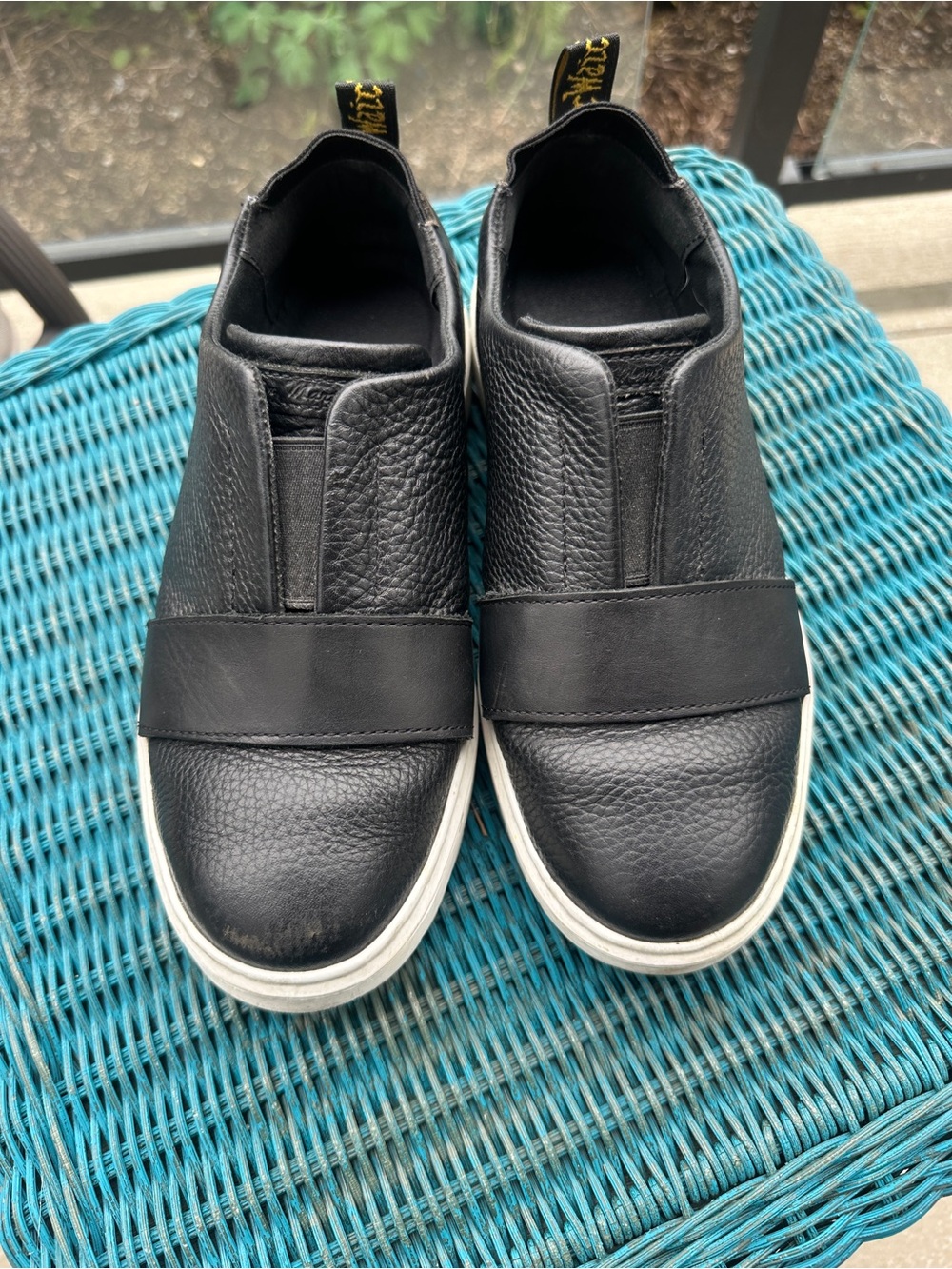 Dr Martens Lylah Slip On Sneakers Womens Size 8 Black Shoes